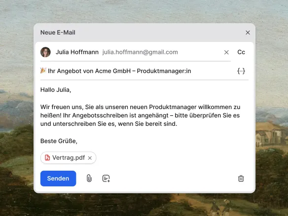 Join zentraler Kandidaten-Posteingang