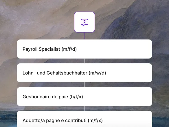 Join careers page with multilingual job listings filtered by department and location